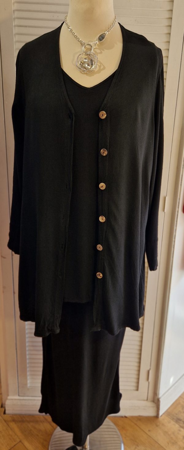 Xtra Belladonna collarless jacket - Black - Image 2