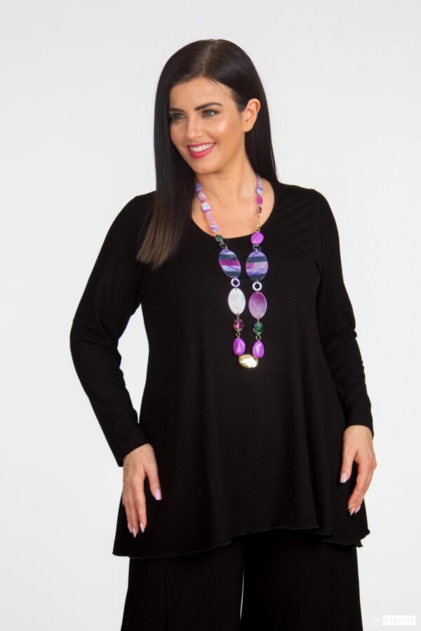 Exelle Saskatol jersey tee - Black - Image 3