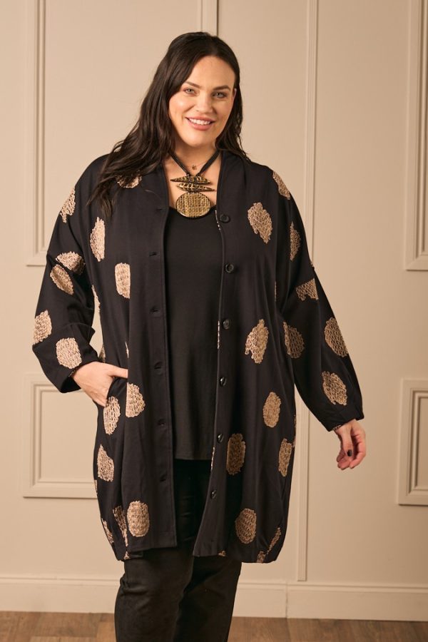 Noen jersey jacket - Black - Image 2