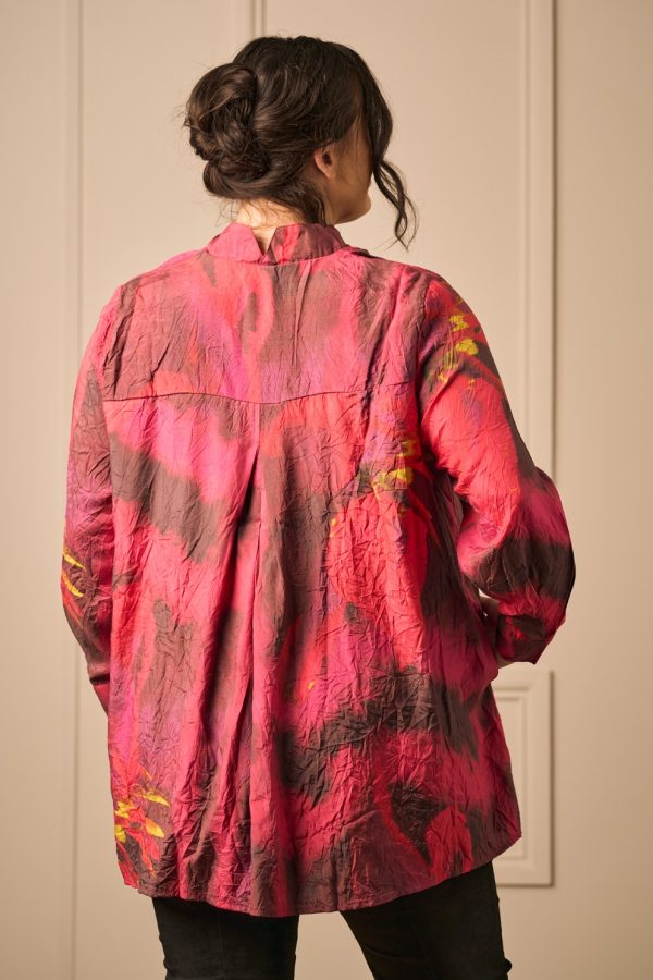 Noen print tunic - Red - Image 2