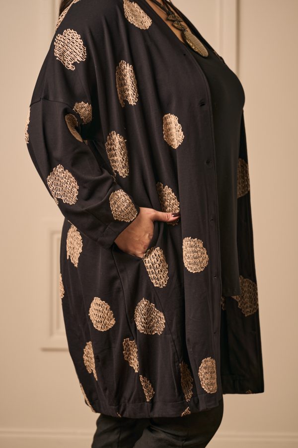 Noen jersey jacket - Black - Image 4