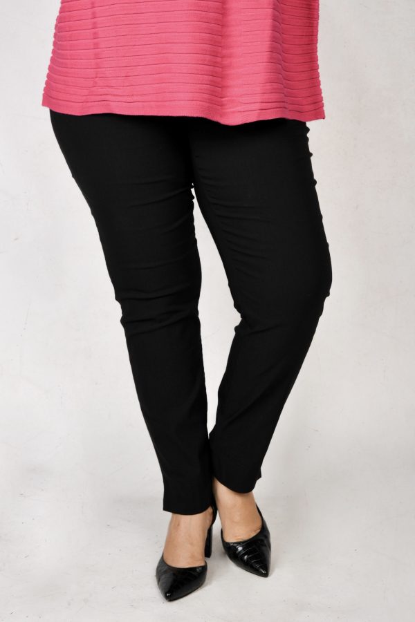 Mona Lisa narrow trousers - Black - Image 2