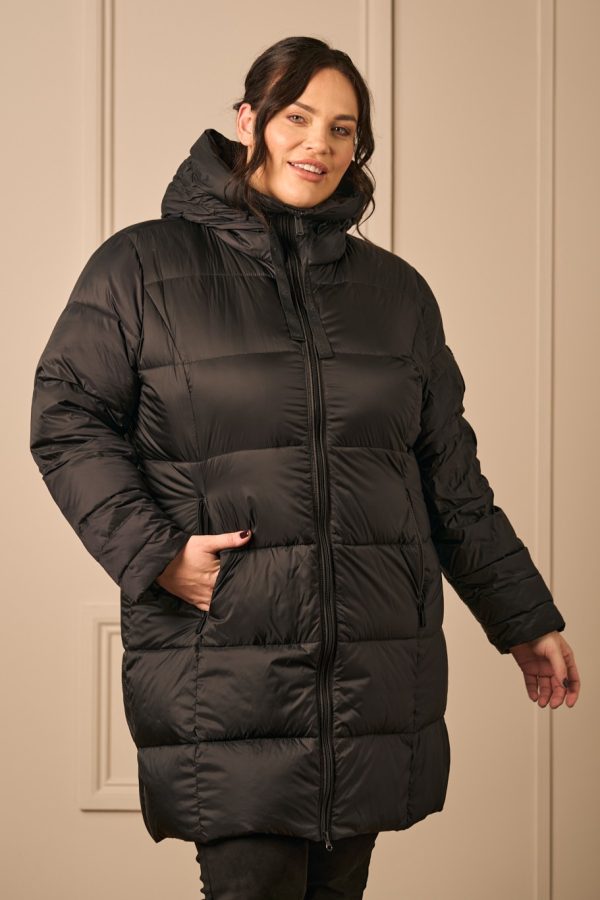Frandsen puffa jacket - Black - Image 5